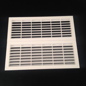 B151 x2 RECTANGULAR VENT x 2 JOINED 299mm x 240mm