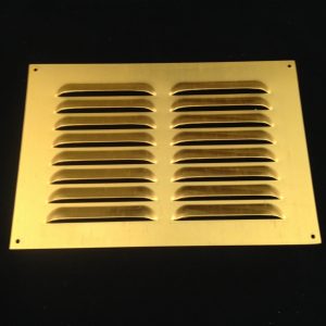 BA96 9.5" x 6.5" BRASS ANODISED VT