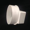 DS471 SHORT FEM FLAT/ROUND ADAPTOR 100mm I/D