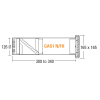 G.A.S.1 NF H 5" CORE DRILL VENT 300mm