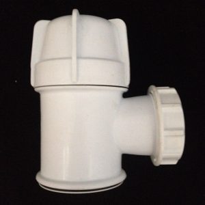 PB3124-40P 40mm SHOWER TRAP WITH PLASTIC GRID