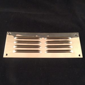 9.5" x 3.5" POLISHED BRASS VENT