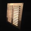 9.5" x 9.5" POLISHED BRASS VENT