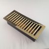 10" x 4" FLOOR VENT CHROME